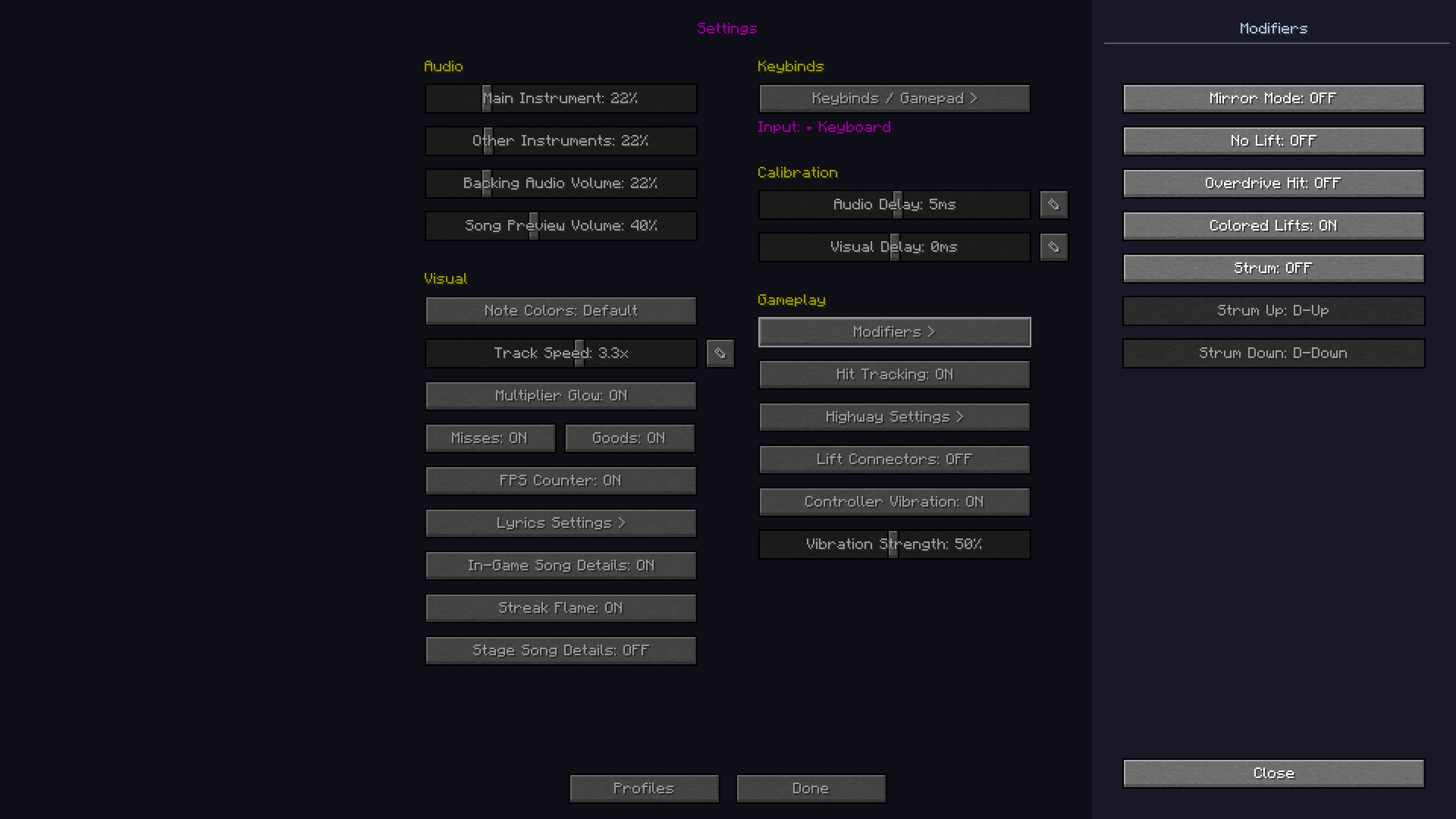 New Interface